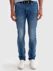 Jeansy męskie niebieskie Terry Carrot 337. Niebieskie jeansy męskie BIG STAR, z jeansu, eleganckie. W wyprzedaży za 249.99 zł.