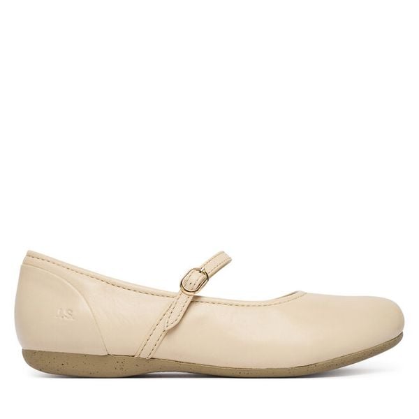 Półbuty Josef Seibel. Białe półbuty damskie Josef Seibel, bez wzorów, bez obcasa, na płaskiej podeszwie, bez zapięcia. Za 255.99 zł.