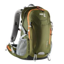 Plecak turystyczny Rambler 40L Nils Camp NC1917. Zielone plecaki damskie NILS CAMP, bez wzorów, sportowe. Za 189.00 zł.