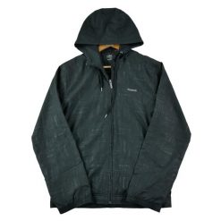 Second life - Męska czarna kurtka - Jak nowy. Czarne kurtki męskie Reebok, m, bez wzorów, bez kaptura. Za 135.32 zł.