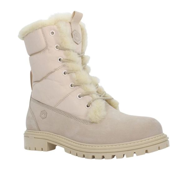 Trapery damskie LUMBERJACK RIVER 2. Brązowe trapery damskie Lumberjack, z futra, bez zapięcia. Za 259.99 zł.