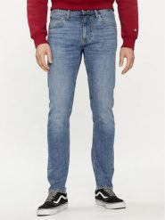 Lee Jeansy Luke 112350154 Niebieski Slim Fit. Niebieskie jeansy męskie Lee, z bawełny. Za 279.00 zł.