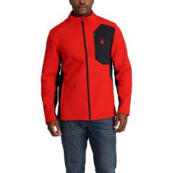 Sweter polarowy męski Spyder Bandit. Czerwone swetry męskie Spyder, na zimę, m, bez wzorów, z polaru, sportowe, bez kołnierzyka, bez ramiączek. Za 649.00 zł.