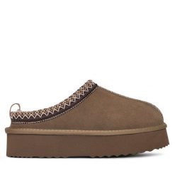Śniegowce DeeZee. Brązowe śniegowce damskie DeeZee, bez zapięcia. Za 249.99 zł.
