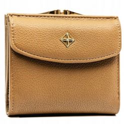 Portfel beżowy Milano Design PP-SF-1815-A-BL. Brązowe portfele damskie MILANO DESIGN, ze skóry. Za 27.99 zł.