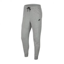 Spodnie sportowe męskie Nike Tech Fleece Jogger. Szare buty sportowe męskie Nike, m, bez wzorów, z dresówki, na fitness i siłownię. Za 389.00 zł.