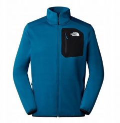 Bluza crest fz-mineral ink-tnf black-l THE NORTH FACE. Czarne bluzy męskie The North Face, l, bez wzorów, bez ramiączek, bez kaptura. Za 366.63 zł.