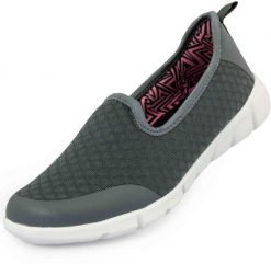 Damskie buty Loap Cheer szare. Szare obuwie trekkingowe damskie ÀLG, z materiału, bez zapięcia. Za 127.99 zł.
