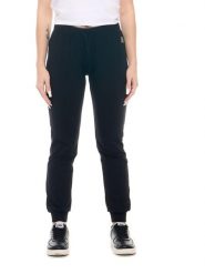 Bluza lekki z bawełna z kieszenie na co dzień. Czarne bluzy damskie LEONE 1947 APPAREL, s, bez wzorów, z bawełny, bez ramiączek, bez kaptura. Za 63.11 zł.