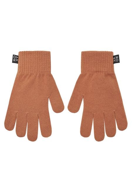 Roxy Rękawiczki Damskie Tropical Snow ERJHN03257 Brązowy. Brązowe rękawiczki damskie Roxy, bez wzorów, z dzianiny. Za 49.99 zł.