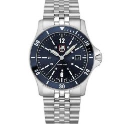 Zegarek męski Luminox XS.0913, Quartz, 42mm, 10ATM. Szare zegarki męskie Luminox, bez wzorów, z materiału, ze stali. Za 1,526.55 zł.
