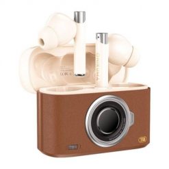 ONIKUMA Słuchawki douszne Bluetooth T18 Brązowe. Brązowe słuchawki bezprzewodowe Onikuma. Za 47.00 zł.