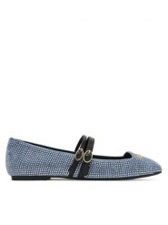 Liu Jo Baleriny Brigitte 06 SF5113 TX365 Niebieski. Niebieskie balerinki damskie Liu Jo, bez wzorów, z materiału, bez obcasa, bez zapięcia. Za 629.99 zł.