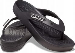 Crocs Japonki Klapki Damskie Crocs Platform Flip 38,5. Klapki damskie Crocs, bez wzorów, sportowe, bez obcasa, bez zapięcia. Za 188.53 zł.