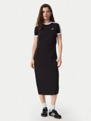 Adidas Sukienka codzienna 3 Stripes KD7978 Czarny Slim Fit. Czarne sukienki damskie Adidas, na co dzień, s, bez wzorów, z bawełny, bez kołnierzyka, bez ramiączek, proste. Za 278.99 zł.