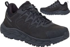 Buty trekkingowe męskie Karrimor MĘSKIE BUTY TREKKINGOWE TURYSTYCZNE KARRIMOR GOSHAWK LOW K1106-BLK. Trekkingi męskie Karrimor, bez zapięcia. Za 395.99 zł.