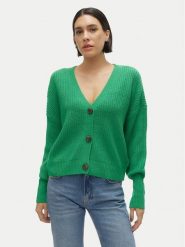 Vero Moda Kardigan Lea 10249632 Zielony Regular Fit. Zielone kardigany damskie Vero Moda, l, bez wzorów, z syntetyku, bez kołnierzyka. Za 109.99 zł.