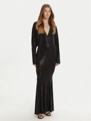NORMA KAMALI Sukienka wieczorowa ST3243LMF19001 Czarny Slim Fit. Czarne sukienki damskie Norma Kamali, xs, bez wzorów, z syntetyku, wizytowe, bez kołnierzyka, bez ramiączek. Za 859.99 zł.