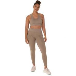 Biustonosz dla kobiet Asics Nagino Flex. Brązowe bielizna sportowa damska Asics, s, bez wzorów. Za 308.50 zł.