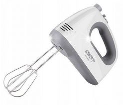 Mikser Camry MIKSER RĘCZNY 750W 5 BIEGÓW TURBO Robot kuchenny 4 mieszadła długie 21cm. Roboty kuchenne Camry. Za 191.40 zł.