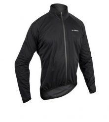 Kurtka przeciwdeszczowa na rower MICROM 15, czarna. Czarne kurtki męskie GIST, m, bez wzorów, bez kaptura. Za 449.00 zł.