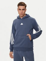 Adidas Bluza Future Icons 3-Stripes IR9224 Niebieski Regular Fit. Niebieskie bluzy męskie Adidas, m, bez wzorów, z syntetyku, bez ramiączek, bez kaptura. Za 199.99 zł.