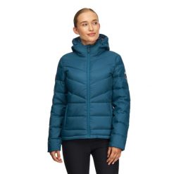 Kurtka puchowa damska Alpinus Cortina. Niebieskie kurtki sportowe damskie Alpinus, s, bez wzorów, z puchu, bez ramiączek, bez kaptura, trekkingowe. Za 649.00 zł.