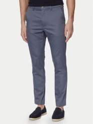 BOSS Spodnie materiałowe P-Kaiton1 50553841 Niebieski Slim Fit. Niebieskie spodnie materiałowe męskie Boss, bez wzorów, z bawełny. Za 699.99 zł.