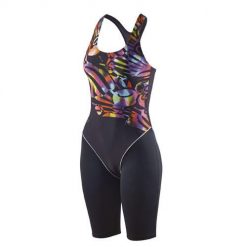 Strój kąpielowy Beco na zawody z długimi nogawkami, kolorowy design. Czarne stroje kąpielowe damskie 47 Brand, bez wzorów, z poliesteru. Za 415.99 zł.