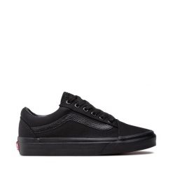 Tenisówki Vans. Czarne trampki i tenisówki damskie Vans, bez wzorów, bez zapięcia. Za 209.99 zł.