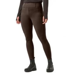 Damskie legginsy jeździeckie o średniej przyczepności PS of Sweden Katja. Brązowe legginsy damskie PS OF SWEDEN, bez wzorów, z tkaniny. Za 408.00 zł.