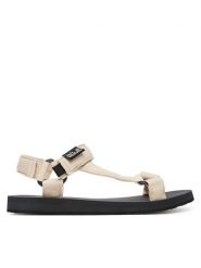 Jack Wolfskin Sandały Taiga A65623 Beżowy. Brązowe sandały damskie Jack Wolfskin, bez wzorów, z materiału, bez obcasa, bez zapięcia. Za 329.99 zł.