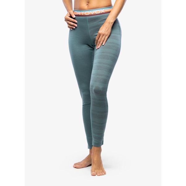 Getry termoaktywne damskie Ortovox 185 Rock N Wool Long Pants. Zielone bielizna sportowa damska ORTOVOX, s, bez wzorów. Za 387.99 zł.