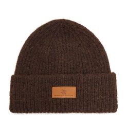 Czapka Beverly Hills Polo Club. Brązowe czapki męskie Beverly Hills Polo Club, na zimę, bez wzorów. Za 69.99 zł.