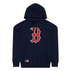 Bluza z kapturem Boston Red Sox Nos MLB Regular. Niebieskie bluzy męskie New Era, m, bez wzorów, bez ramiączek, z kapturem. Za 252.95 zł.