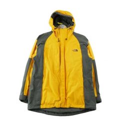 Second life - Parka męska The North Face Summit Series Gore-Tex XCR - Stan dobry. Żółte parki męskie The North Face, l, bez wzorów, z gore-texu, bez kołnierzyka, bez kaptura. Za 340.76 zł.