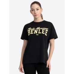 Damska koszulka z nadrukiem Benlee Lilly. Czarne koszulki sportowe damskie Benlee, bez wzorów, bez ramiączek. Za 168.00 zł.
