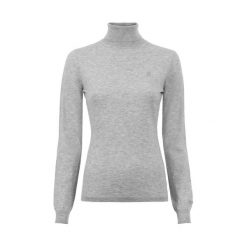 Sweter damski Cavallo Cavalradina. Brązowe swetry nierozpinane damskie CAVALLO, bez wzorów, z wełny, bez kołnierzyka, bez ramiączek. Za 214.50 zł.