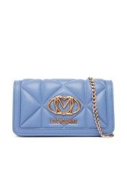 LOVE MOSCHINO Torebka JC5640PP1PLC0700 Niebieski. Niebieskie torebki do ręki damskie Love Moschino, bez wzorów, ze skóry, bez dodatków. Za 699.99 zł.