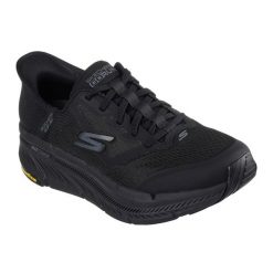 Buty męskie SKECHERS Max Cushioning Premier 2.0. Czarne buty zimowe męskie Skechers, bez wzorów, bez obcasa, bez zapięcia. Za 439.99 zł.