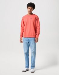 WRANGLER TEXAS MĘSKIE SPODNIE JEANSOWE JEANS DŻINSOWE CLEVER BLUE 112350816 W121018004. Niebieskie jeansy męskie Wrangler, z bawełny, biznesowe. Za 229.99 zł.