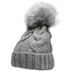 Czapka damska 4F. Szare czapki damskie 4F, na zimę, z aplikacjami, z materiału, sportowe. Za 47.99 zł.