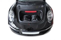 Torby Do Bagażnika Porsche 911 Carrera 4 2012-2015 2Szt Kjust. Czarne torby podróżne damskie KJUST, bez wzorów, z kauczuku. Za 460.00 zł.
