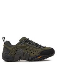 Merrell Trekkingi Intercept J559595 Zielony. Zielone trekkingi męskie Merrell, z nubiku, bez zapięcia. Za 469.99 zł.