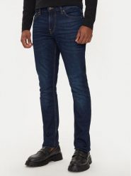 Guess Jeansy FINNLEY M4BAS2 D5GN2 Granatowy Slim Fit. Niebieskie jeansy męskie Guess, z bawełny. Za 459.99 zł.