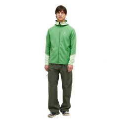 Bluza Peak Performance męska Rider Zip Hood zielona - XXL. Zielone bluzy męskie Peak Performance, m, bez wzorów, bez kaptura. W wyprzedaży za 599.00 zł.