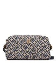 Tommy Hilfiger Torebka Th Grace Camera Bag Jacquard AW0AW18864 Granatowy. Niebieskie listonoszki damskie Tommy Hilfiger, bez wzorów, z materiału, bez dodatków. Za 489.99 zł.