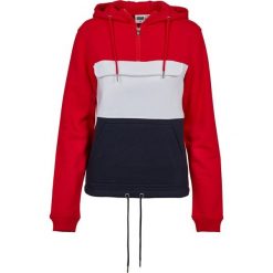 Damska bluza z kapturem urban Classic sweat pull over. Czerwone bluzy damskie Urban Classics, bez wzorów, bez ramiączek, z kapturem. Za 214.00 zł.