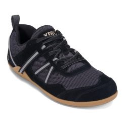 Buty barefoot damskie Xero Shoes Prio Suede. Czarne obuwie trekkingowe damskie XERO SHOES, bez zapięcia. Za 259.99 zł.
