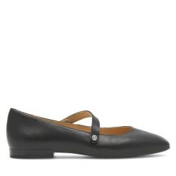 Baleriny Lasocki. Czarne balerinki damskie Lasocki, bez wzorów, bez obcasa, bez zapięcia. Za 159.99 zł.